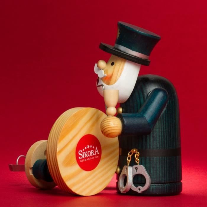 Bonhomme En Bois Qui Bouge Les Pieds - Décoration De Tableau De Bord Voiture Ou De Bureau - Dimensions ~6x3.7cm