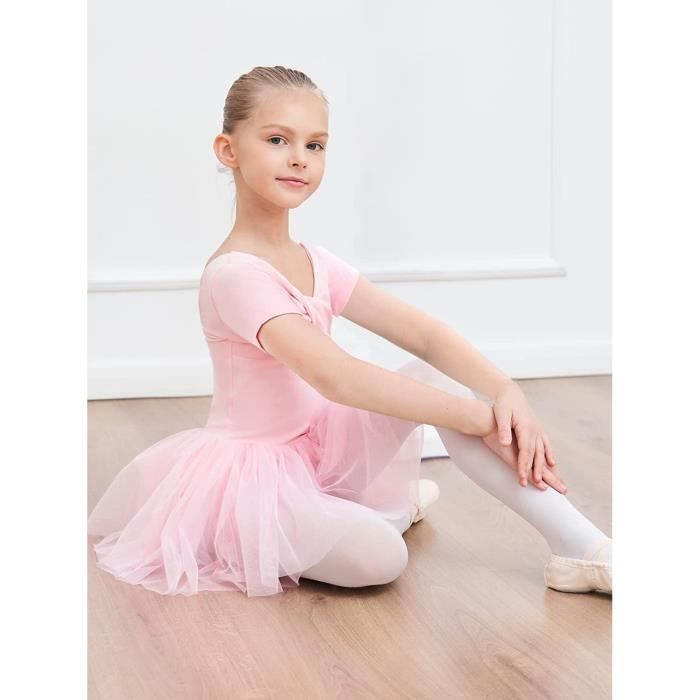 Tutu de Ballet classique pour filles, Costume de ballerine rose