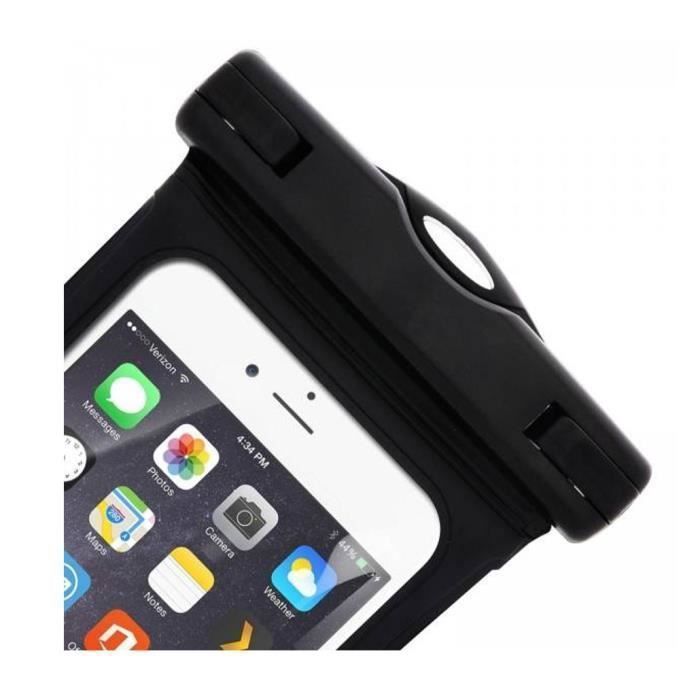 Pack De2]Pochette Étanche Téléphone,Sac Transport Étanche Pour Téléphone Portable Ipx8,Etui