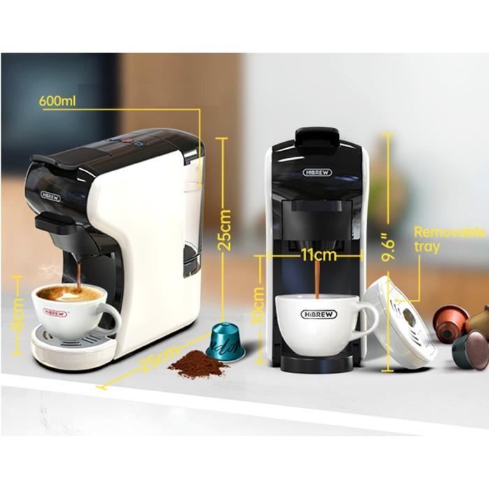 Machine à café à capsules multiples Hiinvasive W, chaud, froid, DG