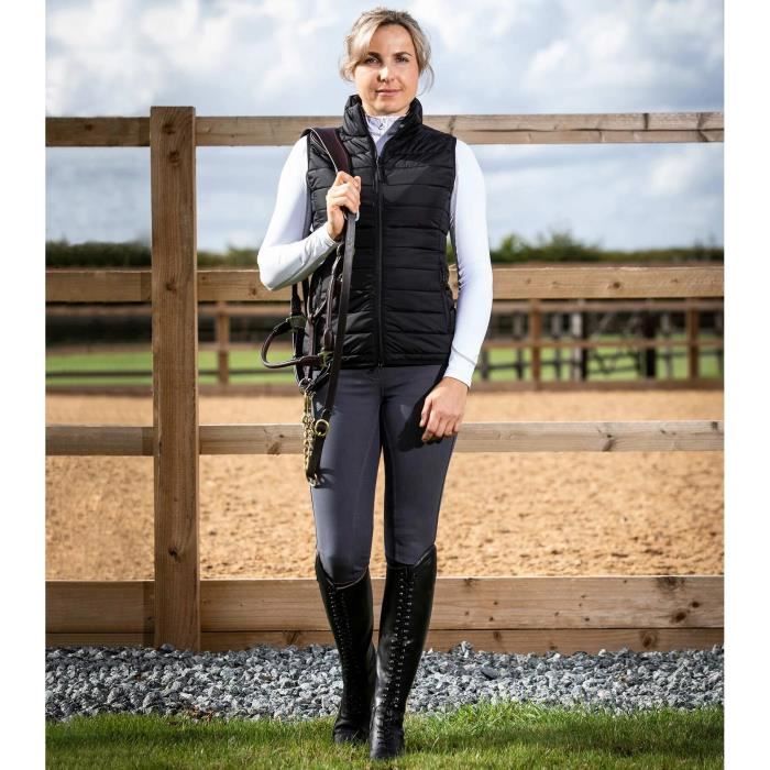 Doudoune sans manche femme Premier Equine Dante black 38