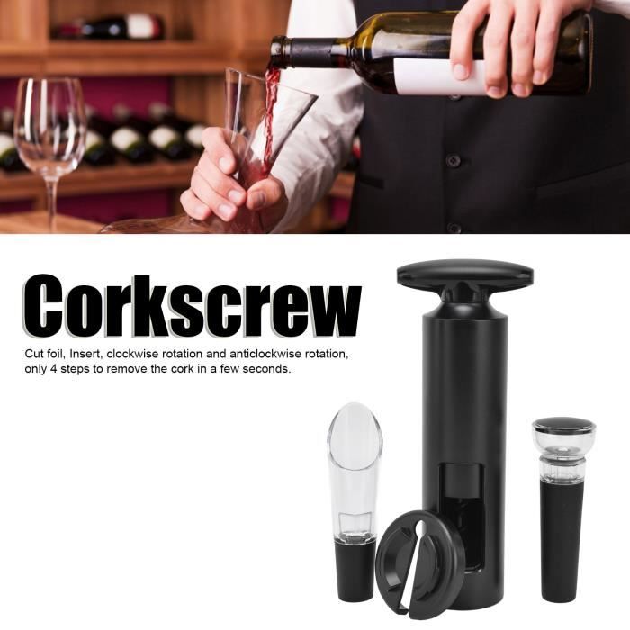 Lot De 3 Tire-bouchons Amusants - Décapsuleur Vin Et Bière + Bouchon - Cadeau Humour Pour Amateurs De Vin - 8