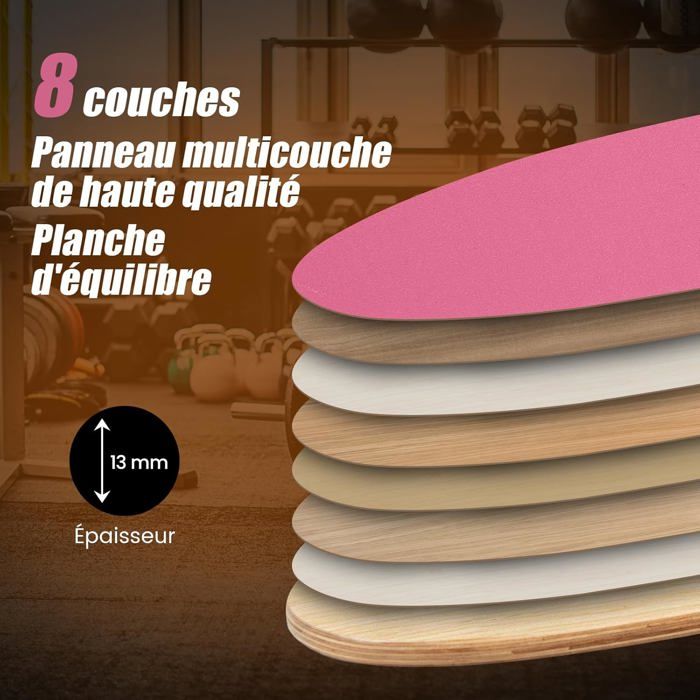 Planche d’équilibre pour entraînement du centre du corps | FR