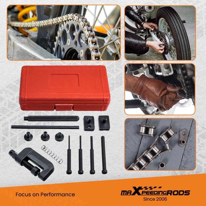 Outil Rivetage Chaîne Outil De Rivetage Chaîne Moto SIXTOL - Kit