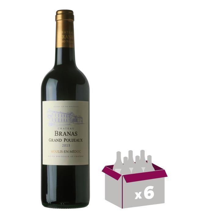 Château Branas Grand Poujeaux 2013 Moulis en Médoc - Vin rouge de Bordeaux