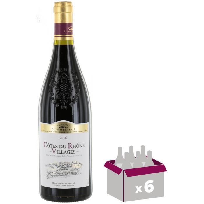 CLUB DES SOMMELIERS Côtes du Rhône Villages - Vin rouge