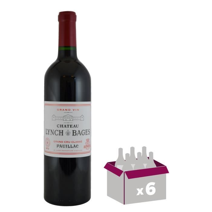 CHÂTEAU LYNCH 2013 Bages Pauillac Grand Cru - Rouge - 6x 75 cl