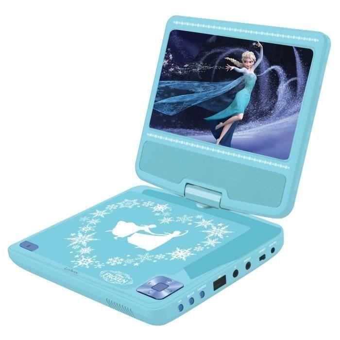 LEXIBOOK La Reine des Neiges Lecteur DVD portable pour enfant avec port USB