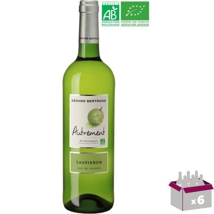 Gérard Bertrand Autrement Sauvignon IGP Pays d'Oc - Vin blanc du Languedoc-Roussillon - Bio x6