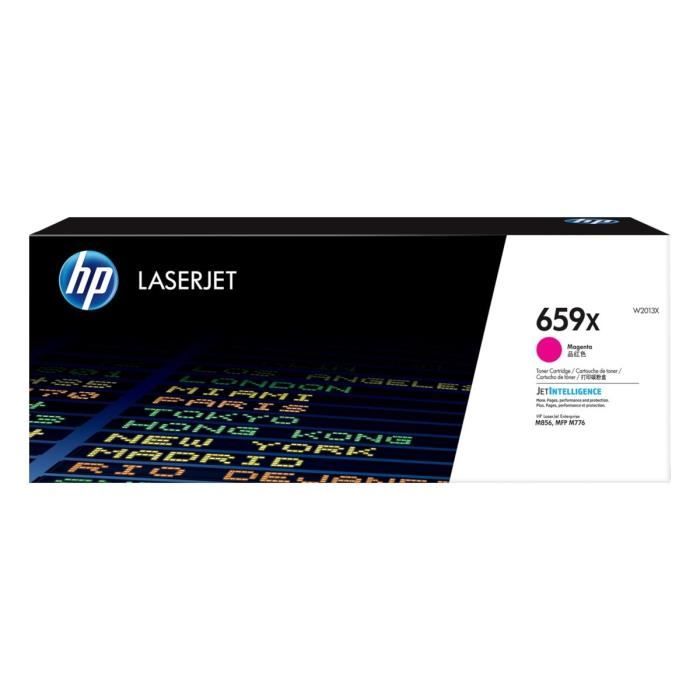 HP 659X Cartouche de toner magenta LaserJet grande capacité authentique (W2013X) pour Color LJ Enterprise M856/MFP M776z/zs, M776dn