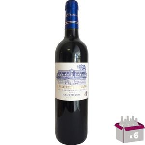 VIN ROUGE Château Le Monteil D'Arsac  2013 Haut Médoc Cru Bourgeois - Vin rouge de Bordeaux x6