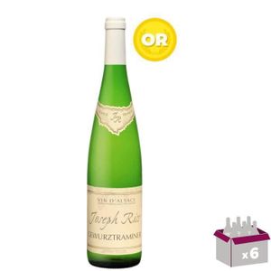 VIN BLANC Joseph Riss Gewurztraminer - Vin blanc d'Alsace x6