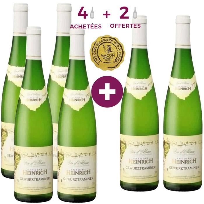 Vin blanc Gewurztraminer Heinrich 2023 x6 - La cave Cdiscount