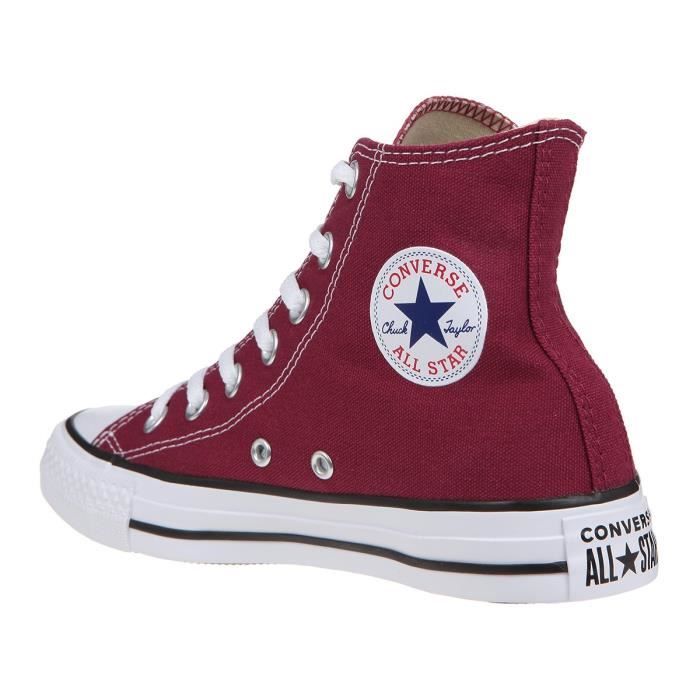 Converse hot sale bordeaux montante
