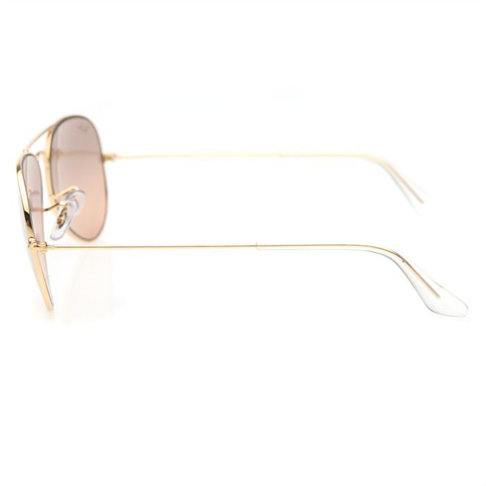 RAY BAN Lunettes de Soleil Aviator Mixte Dore Achat Vente lunettes de soleil Mixte Adulte Neuf Cdiscount