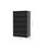 Commode 6 tiroirs noir