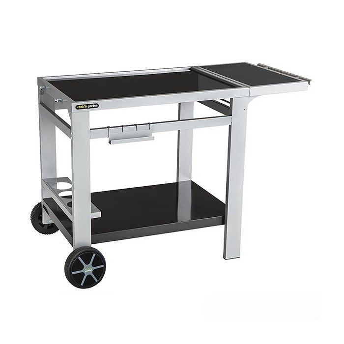 Cook In Garden Desserte Media Taille L Gris Achat Vente