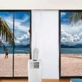 210*90CM Joint de Fenêtre Climatiseur, Joint de Porte pour Climatiseur Mobile, Tissus Calfeutrage Climatisation Mobile