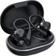 Ecouteur Bluetooth, Muzili IPX7 Écouteur sans Fil Sport Étanche 3D Hi-FI Son Stéréo, Anti-Bruit CVC 8.0, 80 Heures Durée de Lecture-0