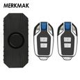MERKMAK Alarme Antivol de vélo sans Fil  avec 2 Télécommande , Son Super Puissant De 113 DB 7 niveaux Sensibilité-0
