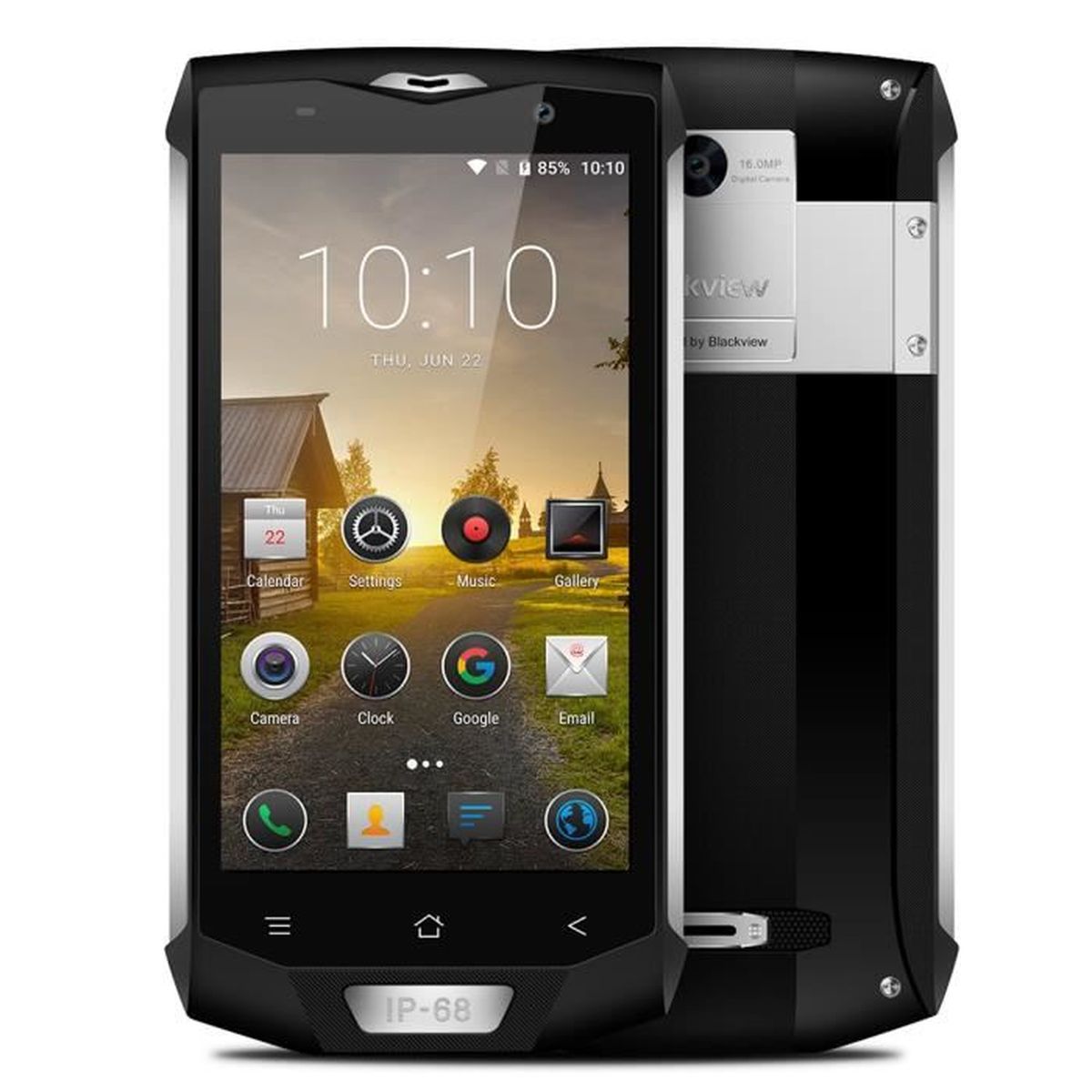 Blackview BV8000 Pro 4G Smartphone 6Go RAM 64Go ROM Double SIM Argent ...