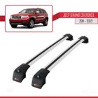 APLINE Compatible avec Jeep Grand Cherokee (WK2) 2011-2022 Barres de Toit ACE-2 Railing Porte-Bagages de voiture -GRIS