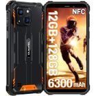 Smartphone Robuste OUKITEL WP32 - 128 Go 20MP+5MP 5.93" 6300mAh IP68 Téléphone portable Double SIM 4G - NFC/GPS - Orange