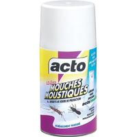 Recharge aérosol 250 ml pour diffuseur électrique d'insecticide mouches et moustiques Acto