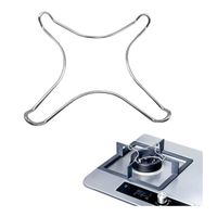 Support de plaque de cuisson au gaz - Réducteur transversal - Taille 17,3 x 17,3 cm - Blanc