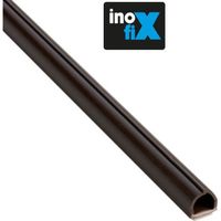 Inofix - Lot de 4 gaines adhésives Cablefix 8 x 7 mm marron