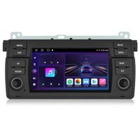 Junsun Autoradio Android 12 2Go+64Go pour BMW E46 Rover 75 MG ZT Carplay Android Auto avec 7'' Écran Tactile GPS Bluetooth WiFi