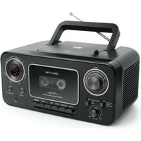 Boombox - MUSE - Radio CD K7 M 182 RDC - Lecteur CD, Radio, Enregistreur de cassette - Microphone intégré