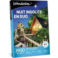 Coffret cadeau - Nuit insolite en duo - Wonderbox - 3900 séjours insolites