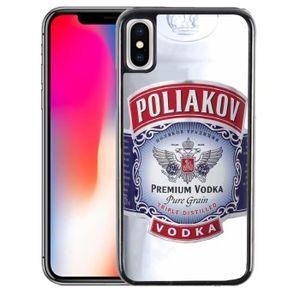 VODKA Coque pour iPhone XS vodka poliakov