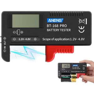 Testeur de batterie numérique testeur de batterie universel Testeur de bouton vérificateur de batterie BT-168D 