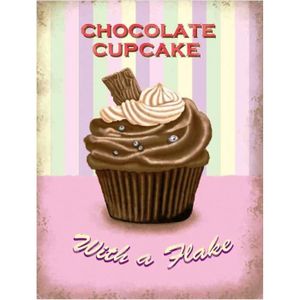 Plaque Publicitaire Métal émaillé - Chocolat Poulain - 30x40 Cm - Neuve