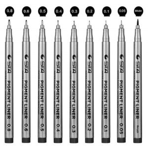 Feutres Noir Pointe Fine