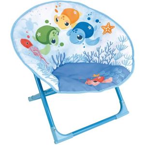 Relaxdays Chaise Lune pour votre enfant, pliable, unisexe, intérieur et  extérieur, fauteuil pliable, jaune