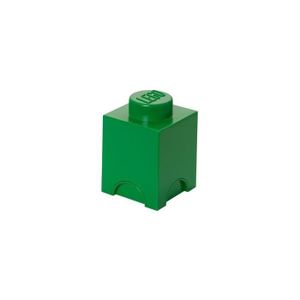 ASSEMBLAGE CONSTRUCTION Brique de rangement LEGO - 40011734 - Empilable - Vert