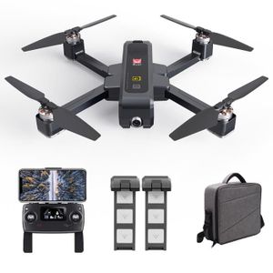 Mobiliarbus RC Drone CSJ X7 Pro GPS avec cam/éra 4K 5G WiFi Cardan 2 Axes sans balais Positionnement du Flux Optique Piste Vol Poi Vol Suivez-Moi Geste Photo Vid/éo Portable Sac /à Dos 1 Batterie