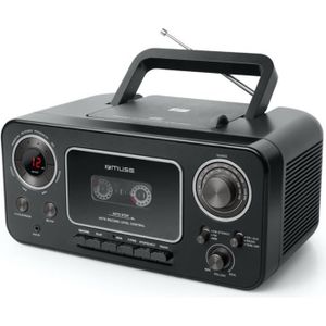 RADIO CD CASSETTE Boombox - MUSE - Radio CD K7 M 182 RDC - Lecteur C