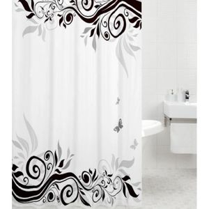 Noir & Blanc Animal Zebra Photo Salle de bains Tissu Rideau de douche ys314 C