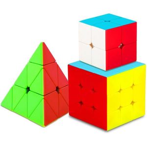 CASSE-TÊTE Coolzon Speed Magic Cube Ensemble, 3 Pack Speed Sp