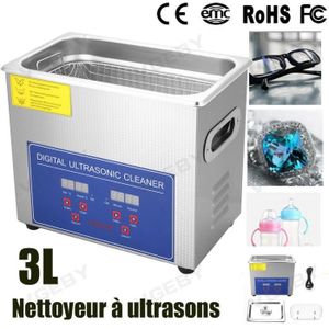 NETTOYEUR A ULTRASONS Nettoyeur A Ultrasons 3L 220V Ultrasonic Cleaner P