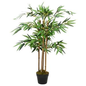 FLEUR ARTIFICIELLE VX - Plante artificielle avec pot Bambou Twiggy 90 cm