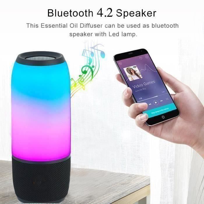 Glow musikkens beslag Pulse 3 noir Enceinte bluetooth portable 30w Enceinte Bluetooth portable  lumineuse Système de son à 360 degrés Étanche pour piscin - Cdiscount TV  Son Photo