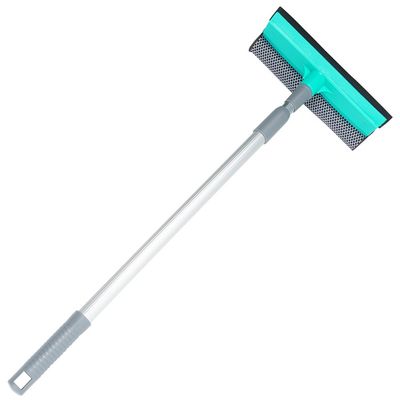 Lave-Vitres Télescopique 2 En 1 Pearl Avec Éponge Et Raclette - Jusqu'à 50 Cm - Nettoyage Vitres Voiture Et Fenêtres