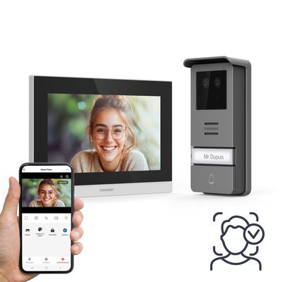 Philips WelcomeEye Connect 3 - Interphone Vidéo Tactile Connecté 3K, Wi-Fi, Compatible Alexa - NEUF