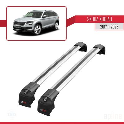 MDAK Barres De Toit Aluminium Citroën C3 Aircross 2018-2024 - 2 Barres Grises ACE-1