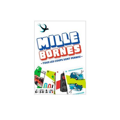 Jeu De Société Mille Bornes Le Grand Classique Dujardin - Dès 6 Ans - Version Française